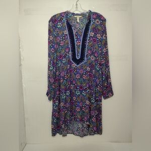 Matilda Jane Multicolor Floral Long Sleeve Dress Size (S)
